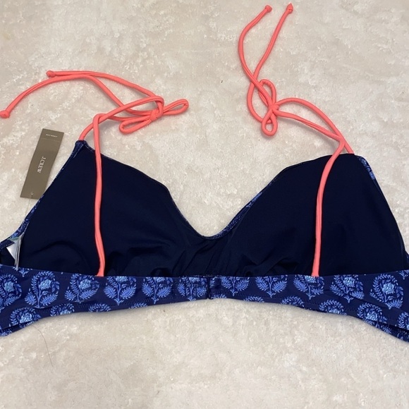 J.Crew Navy floral bouquet bikini NWT - Picture 6 of 12